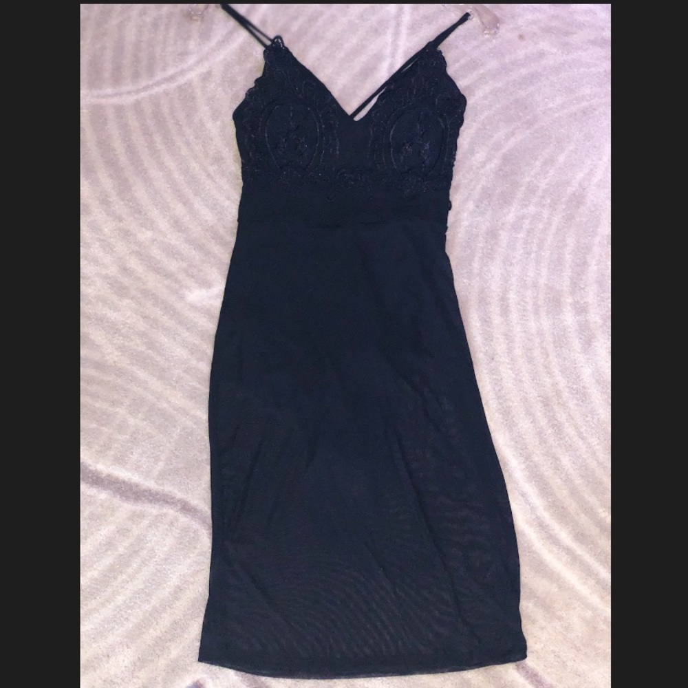 NWOT Sheer Midi Dress